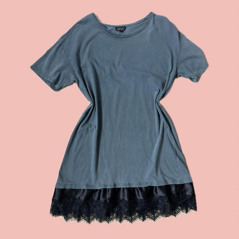 2010 Indie Sleaze T-Shirt Lingerie Dress ASOS
